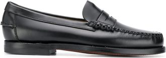 Sebago Black Classic Dan Smooth Leather Loafers