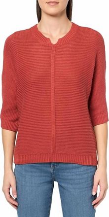 Nic+Zoe Easy Texture Sweater In Tandoori