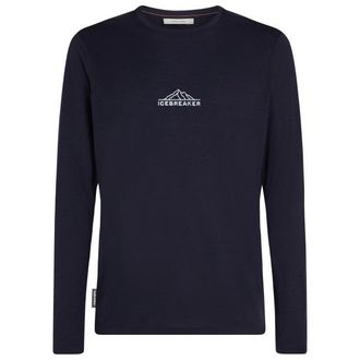 Icebreaker Merino 150 Tech Lite L/S Tee Road To Cook Merinoshirt f&uuml;r Herren | blau