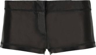 Ferragamo Slim Fit Nappa Shorts, Brand Size 38