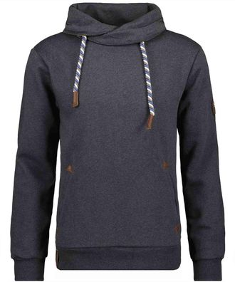 Ragman Sweatshirt RAGMAN, Herren, Gr. S4648, grau (anthrazit), 65% Baumwolle 35% Polyester, regular fit, Sweatshirts Sweatshirt
