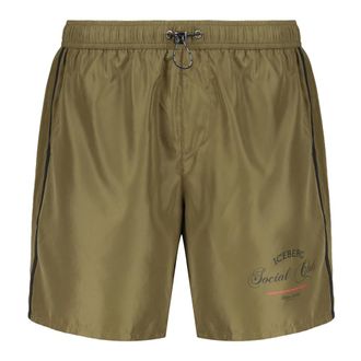 Iceberg Beach Shorts - male - Iceberg - Beachwear - Green - 2XL - Swimwear