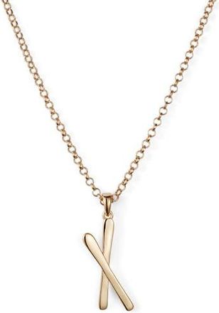 Toolally Snow Kiss Pendant Necklace in Gold Vermeil at Nordstrom