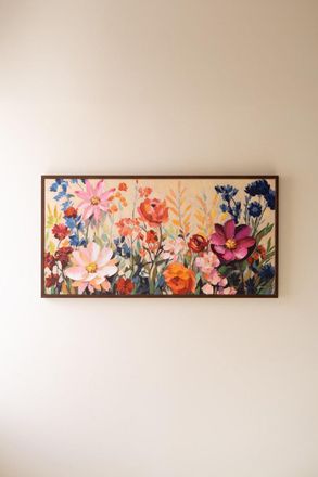 Kalalou Framed Wild Flowers Painting