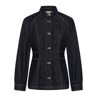 Kaffe Kasandra Shirt - Blouses & Shirts - Mujer - Azul - 2XL