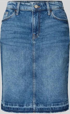 s.Oliver Red Label Eng anliegender Jeansrock aus Baumwoll-Elasthan-Mix in Dunkelblau, Größe 44