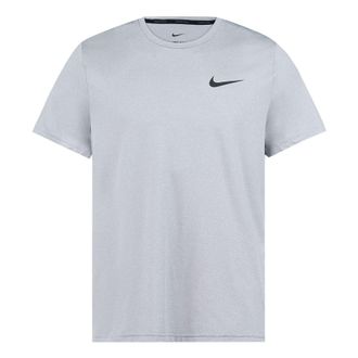 Nike Pro Dri-FIT Sports Training Quick Dry Round Neck Short Sleeve Gray CZ1182-073