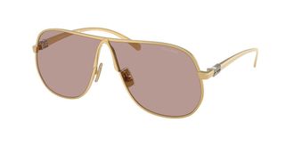 Miu Miu MUA56S 5AK20I Womens Sunglasses Gold Size 66