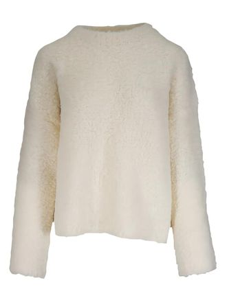 Toteme round-neck sweater - White