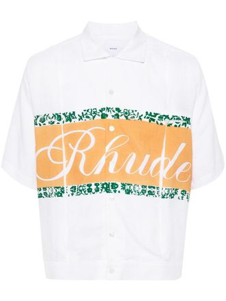 Rhude Linen Cuban Shirt