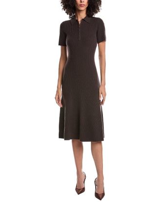 Toccin Taylor Wool & Cashmere-Blend Polo Dress