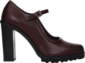 Max Mara Bruine Leren Hakken