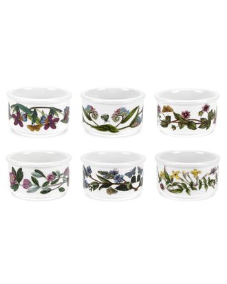Portmeirion Set Of 6 Botanic Garden Stacking Ramekin
