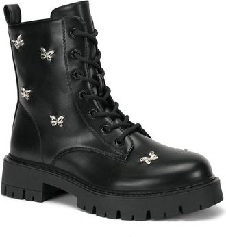 Unze Womens EXHINDA Lace Up Casual Boots UK Size 3-10