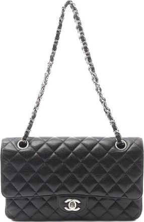 Chanel Borsa a spalla Double Flap 2015-2016 - Nero