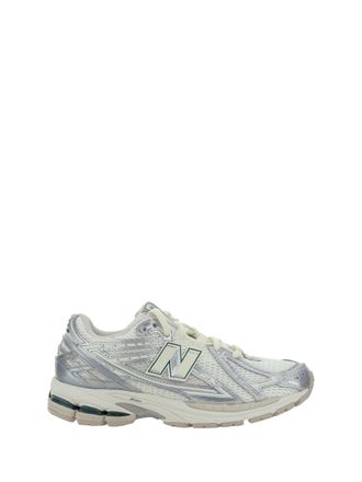 New Balance Unisex Sneakers 1906 Silver Metallic-Off White Rubber Trainers Metallic/off