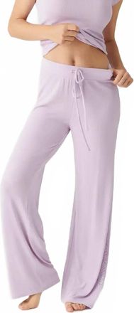 PJ Salvage Womens Lacey Basics Pant In Lavender Glow