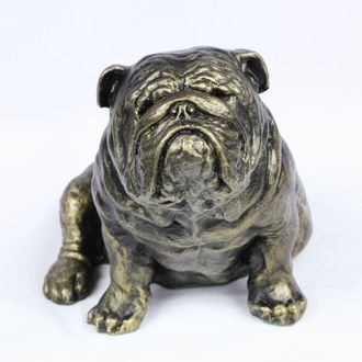 OEM Bulldog Ingl&eacute;s, Bulldog I - Estatuilla De Perro, Perro Sentado En El Escritorio, Decoraci&oacute;n Para La Sala De Estar De Un Amante De Los Perros De Art-do