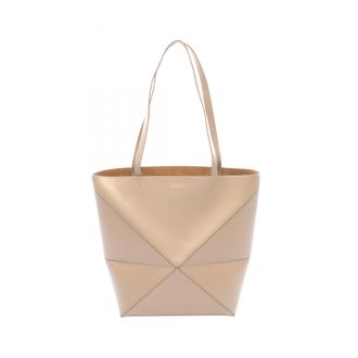 Loewe Beige Leather Handbag Tote Bag (Pre-Owned)