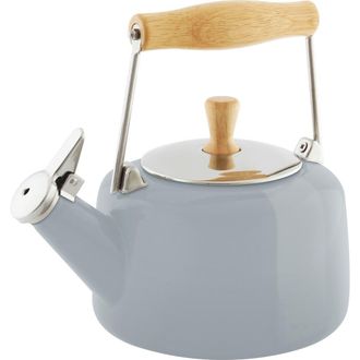 Chantal 1.4-Quart Enamel-on-Steel Sven Teakettle in Fog Gray at Nordstrom