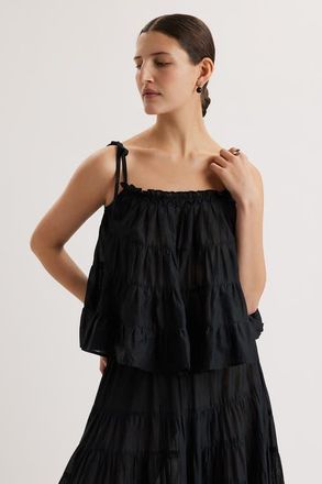Merlette Saaz Top in Black at Nordstrom, Size Xx-Small