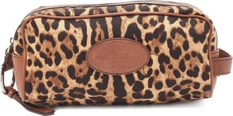 Dolce & Gabbana Clutch con stampa - Marrone