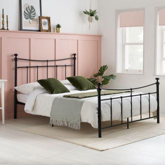 Birlea Emily Bed in Black | Size: Single