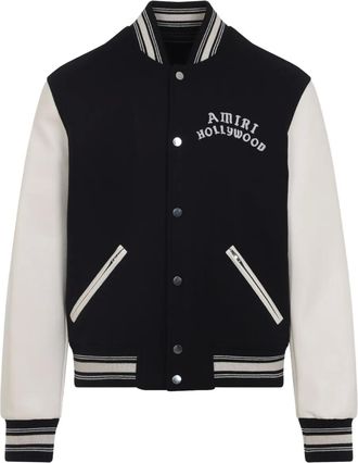 Amiri Giacca varsity in lana - Nero