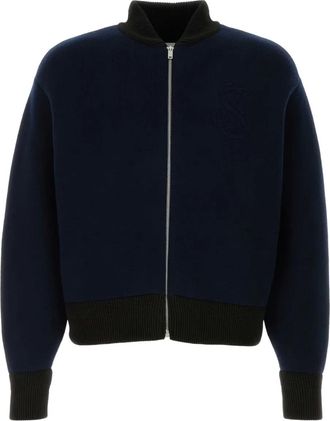 Jil Sander Giacca con cappuccio - Blu