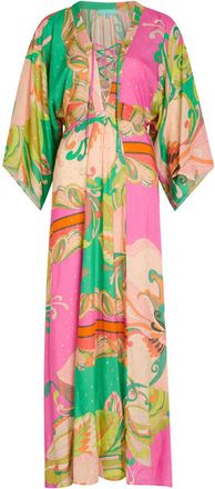 Melissa Odabash Natalie Printed Woven Midi Dress - Multicoloured - One Size