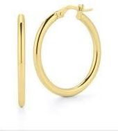 Roberto Coin 18K Yellow Gold The Perfect Hoop Small Earrings - 556025Ayer00