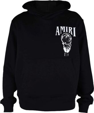 Amiri Heren, Sweatshirts & Hoodies, Zwart, Maat: XL Katoen
