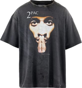 Saint Mxxxxxx T-shirt 2Pac - Nero