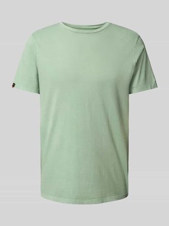 Superdry T-Shirt mit Label-Detail in Mint, Gr&ouml;&szlig;e XL