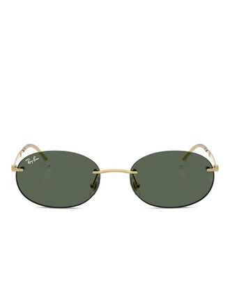 Ray-Ban Occhiali da sole ovali - Oro