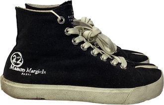 Maison Margiela Womens Canvas Tabi Vandal High-Top Sneaker (Authentic Pre- Loved)