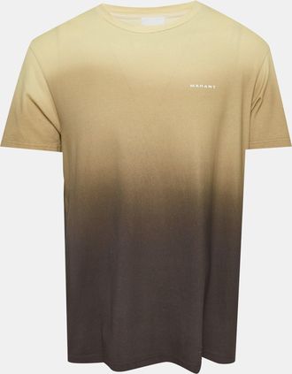 Isabel Marant Khaki Ombre Jersey T-Shirt