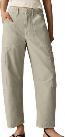 Citizens Of Humanity Marcelle Low Slung Cargo Pants In Matcha