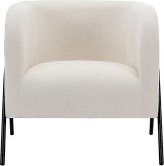 VENTE-UNIQUE.COM Sill&oacute;n cl&aacute;sico poli&eacute;ster beige