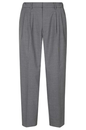 Be Able Medium Grey Sato Wool Gabardine Trousers