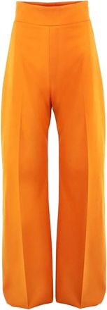 Carolina Herrera Pantaloni Diane a gamba ampia - Arancione