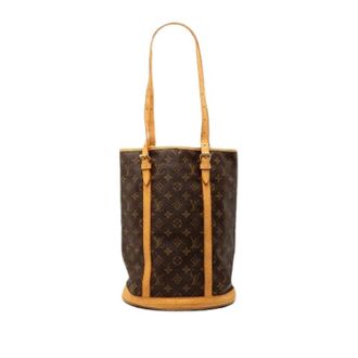 Louis Vuitton Pre-owned Bucket Bags, female, Brown, Size: ONE SIZE Pre-owned The Bucket GM