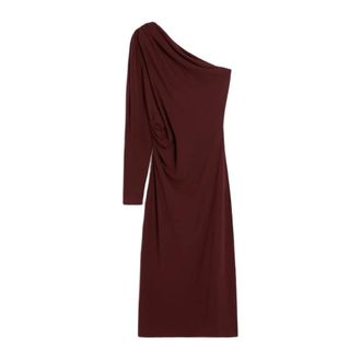 Max Mara Midi Dresses, female, Red, L, Gargano Dress