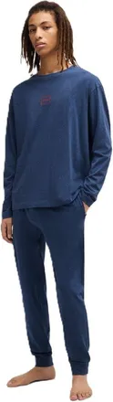 HUGO BOSS Mens Laze Hooded Solid Patterned Jacket in Dark Blue - Size X-Large