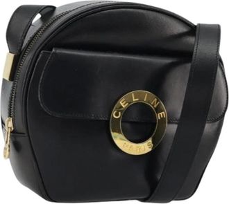 Celine Pre-owned Vintage Shoulder Bag - Dames - Pre-owned - Zwart - Maat: ONE Size Leer