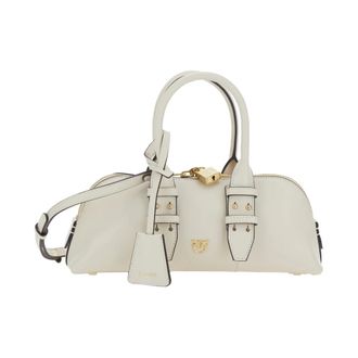 Pinko Pinko, Tassen, Dames, Wit, ONE Size, Katoen, Escape Bag