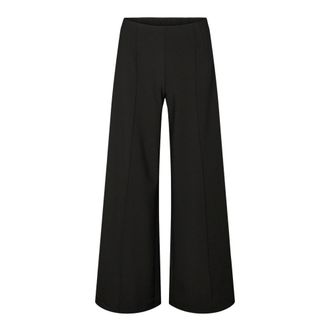 Rue de Femme RUE de Femme - Olana Wide Pants - Dames - Broeken - Zwart - Maat: XL Viscose