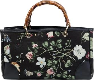 Gucci Pre-owned Bamboo Shopper - Dames - Vintage Shopper - Veelkleurig - ONE Size - Bamboe - Vintage