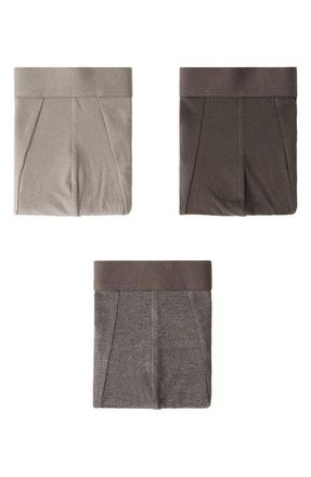 Mango 3-Pack Boxer Briefs in Brown at Nordstrom, Size X-Large