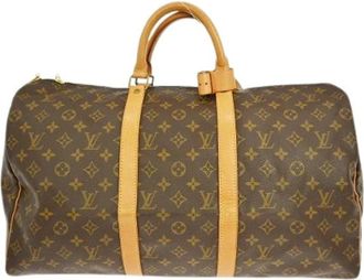 Louis Vuitton Pre-owned Weekend Bags, female, Brown, Size: ONE SIZE Pre-owned Weekend Bag